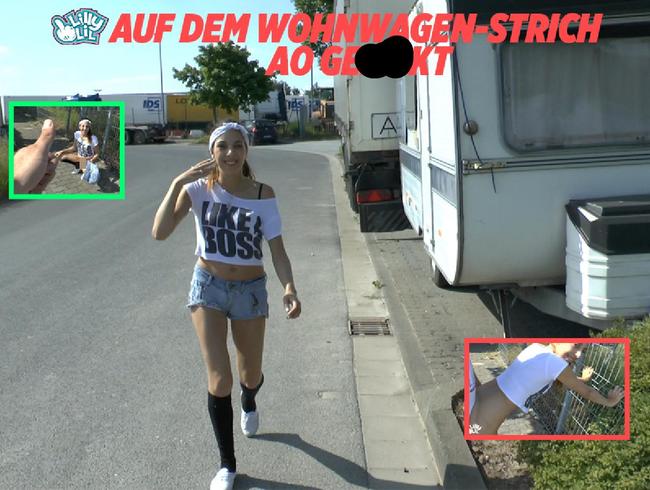 lilly lil Porno Video: Auf dem Wohnwagestrich AO gefickt