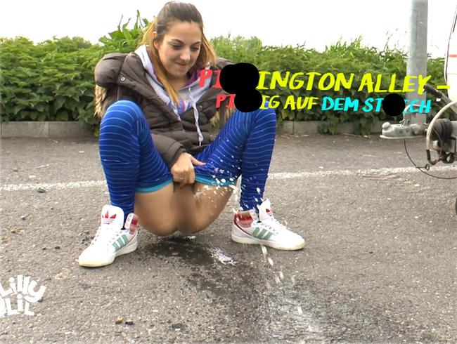 lilly lil Porno Video: PISSington Alley - PISSig auf dem Strich